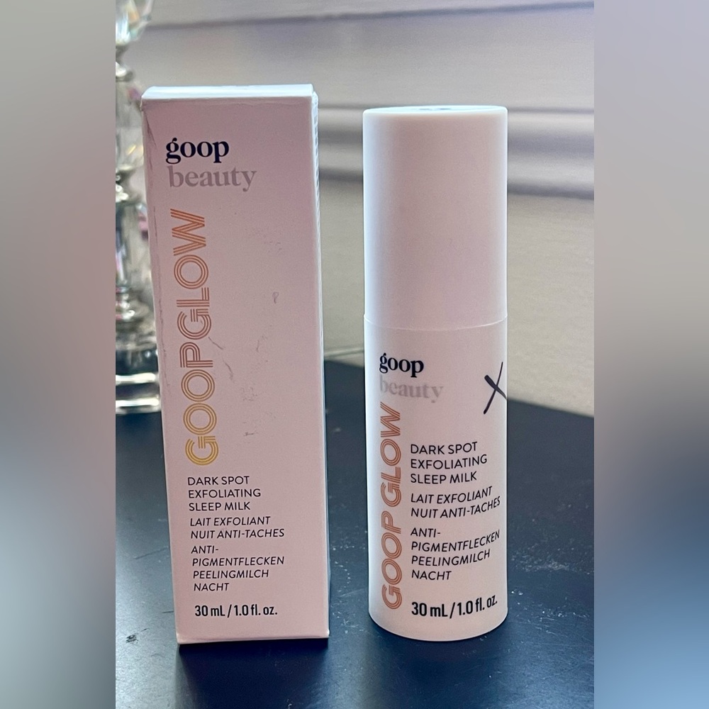New Goop Glow Dark Spot Exfoliating Sleep Milk 30ml